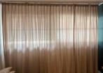 Zandkleurig plooigordijn 240x330cm, Ophalen of Verzenden, Zo goed als nieuw, Beige, 200 cm of meer