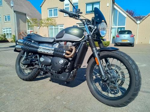In nieuwstaat Triumph Street Scrambler 900CC, Motoren, Motoren | Triumph, Particulier, Naked bike, meer dan 35 kW, 2 cilinders