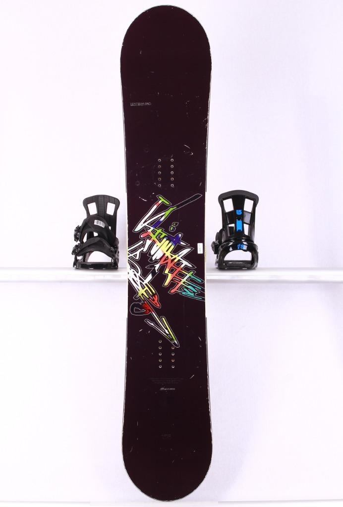 158 162 snowboard CRAZY CREEK ULTIMATE PRO, Black, CAMBER, Sport en Fitness, Snowboarden, Gebruikt, Board, Verzenden