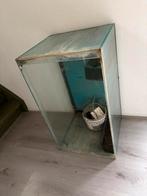 Groot stevig aquarium met toebehoren!! 85 cm, Ophalen, Gebruikt, Leeg aquarium