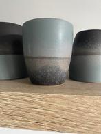 Blokker Mokken Set van 4, Huis en Inrichting, Keuken | Servies, Keramiek, Ophalen of Verzenden, Zo goed als nieuw, Effen