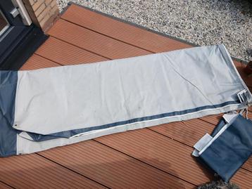 Caravan luifel met pees en zijwand inclusief frame. beschikbaar voor biedingen