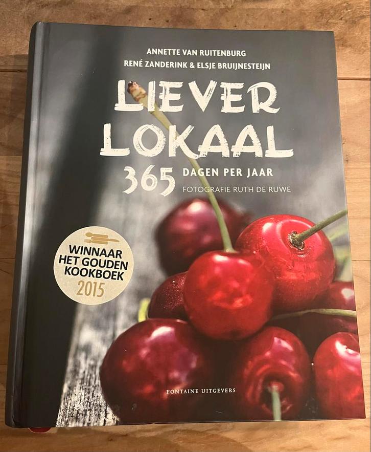 Liever Lokaal - 365 dagen per jaar kookboek, Boeken, Kookboeken, Zo goed als nieuw, Hoofdgerechten, Nederland en België, Gezond koken