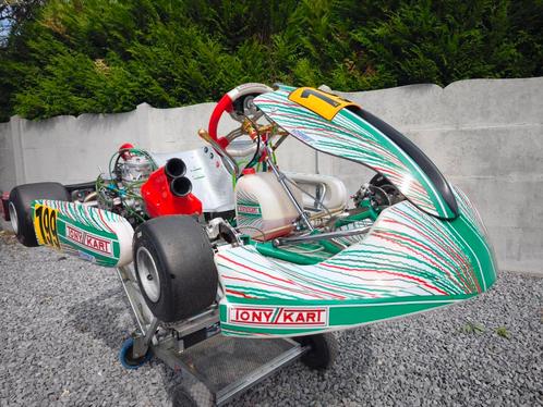 Tony kart 401 RR schakelchasi, Sport en Fitness, Karting, Zo goed als nieuw, Kart, Ophalen of Verzenden
