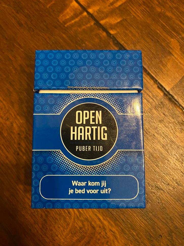 Openhartig - Pubertijd, Hobby en Vrije tijd, Gezelschapsspellen | Kaartspellen, Gebruikt, Een of twee spelers, Drie of vier spelers