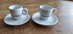 espresso kop en schotel 2x samen in 1 koop, Huis en Inrichting, Keuken | Servies, Ophalen of Verzenden, Gebruikt, Overige stijlen