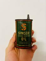 Olieblik olie blik oil can Singer oil vintage, Verzamelen, Blikken, Ophalen of Verzenden, Gebruikt, Overige, Overige merken