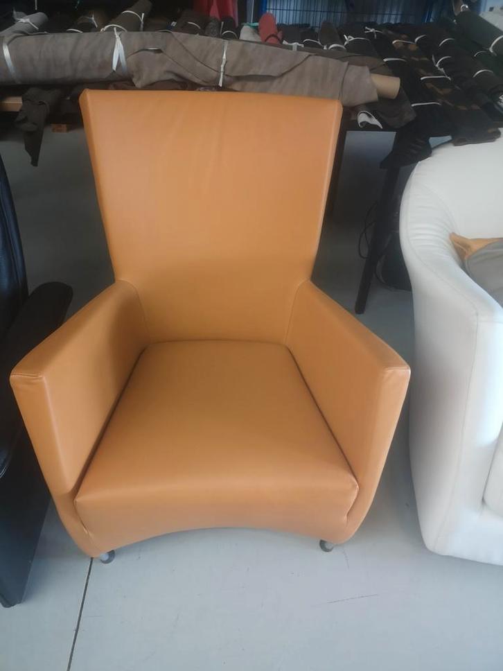 Windy van Montis met nieuw leer, Huis en Inrichting, Fauteuils, Nieuw, Leer, Ophalen