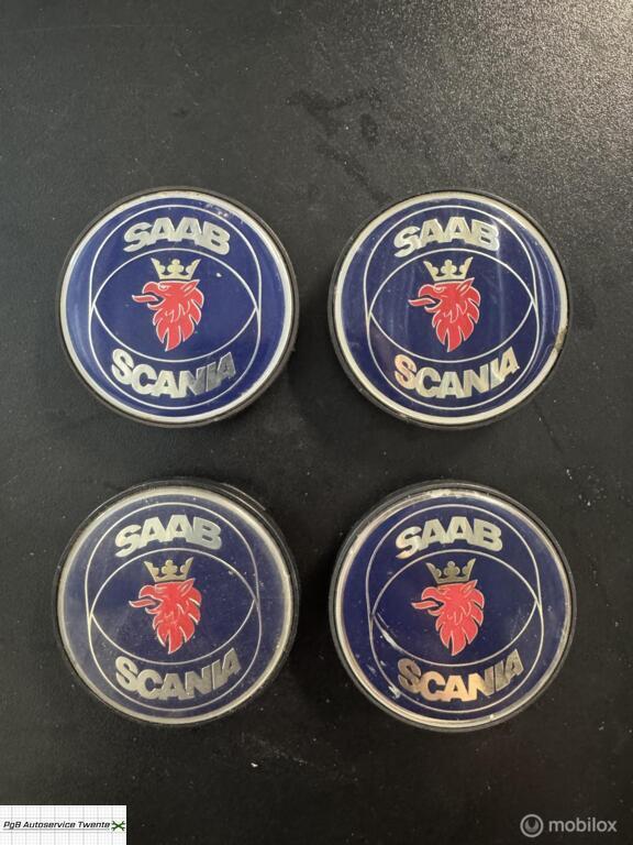 Saab Scania naafkapjes orgineel in nette staat, Auto diversen, Wieldoppen, Gebruikt, Ophalen of Verzenden