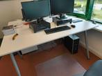 Gratis Modern Ikea Bureau 160x80 cm – 84 cm hg, Ophalen, In hoogte verstelbaar, Gebruikt, Bureau