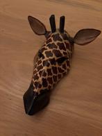 Houten Giraffe masker uit Zuid Afrika, Ophalen of Verzenden