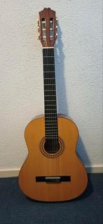 Klassieke gitaar met tas, Muziek en Instrumenten, Snaarinstrumenten | Gitaren | Akoestisch, Ophalen, Gebruikt, Klassieke of Spaanse gitaar
