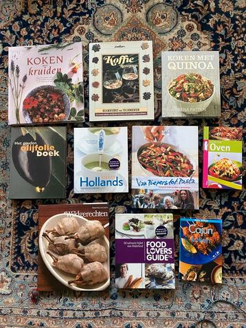 Partij 10 Kookboeken - Diverse Keukens beschikbaar voor biedingen