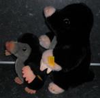 STEIFF * TWEE MAAL SCHATTIGE MOL * Nieuwstaat ! *, Verzamelen, Beren en Cherished Teddies, Verzenden, Zo goed als nieuw, Stoffen beer