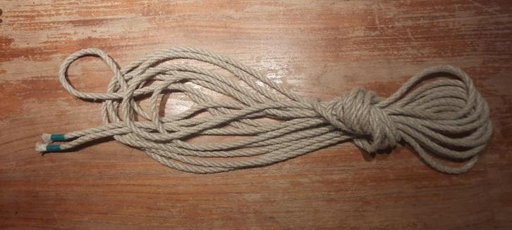 Shibari Bondage touw 6mm Hennep, Hobby en Vrije tijd, Overige Hobby en Vrije tijd, Nieuw, Ophalen of Verzenden