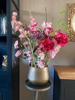 Luxe Zijden bloemen in vaas Zijden Compleet in pot, Ophalen of Verzenden, Nieuw