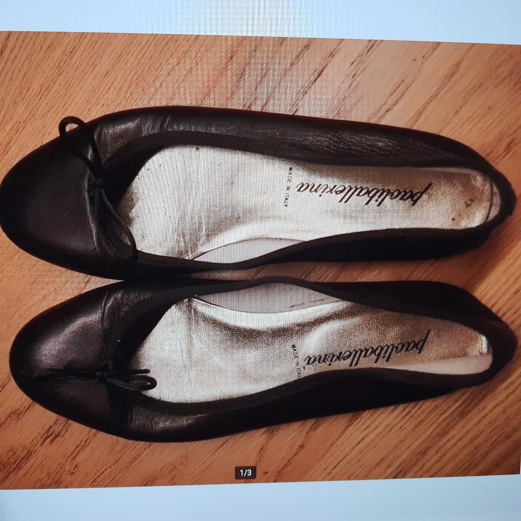 Ballerina's Paoliballerina zwart Maat 38,5, Ophalen of Verzenden, Zo goed als nieuw, Zwart