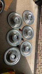 6 oude wieldoppen apaa Prime-Krome 19 1/2  gmc chevrolet, Auto diversen, Wieldoppen, Ophalen of Verzenden, Gebruikt