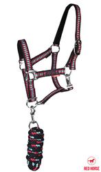 Red Horse Halsterset, halster met touw, maat Pony, Ophalen of Verzenden, Nieuw, Overige soorten