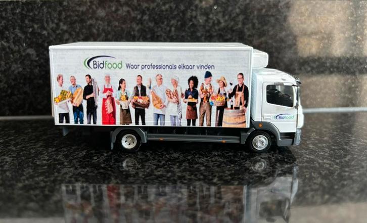 Decals transfer set Bidfood groothandel bezorgservice 1:87, Hobby en Vrije tijd, Modelauto's | 1:87, Nieuw, Verzenden