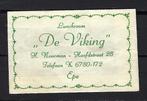 2703 Epe lunchroom DE VIKING, Ophalen of Verzenden, Nederland