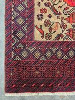 Handgeknoopt Perzisch wol Beloutch tapijt nomad 83x158cm, 50 tot 100 cm, Perzisch vintage oosters HYPE, 150 tot 200 cm, Overige kleuren