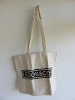 Katoenen canvas shopper boodschappentas COOK&CO, Ophalen of Verzenden, Nieuw, Beige, Shopper