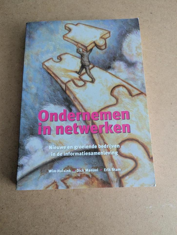 Ondernemen in netwerken, Wim Hulsink, Boeken, Studieboeken en Cursussen, Zo goed als nieuw, HBO, Beta, Ophalen of Verzenden