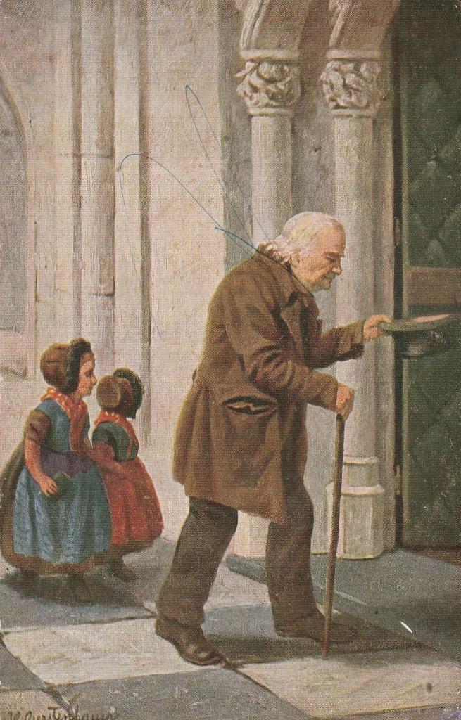 Gerstenhauer - 300 - twa : Serie 75 - Kerkinterieur, Verzamelen, Ansichtkaarten | Themakaarten, Voor 1920, Overige thema's, Verzenden