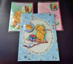 Winnie de Pooh Poeh : schijfmap, 2 kaarten, 3 buttons, Verzamelen, Disney, Winnie de Poeh of vrienden, Ophalen of Verzenden, Zo goed als nieuw