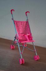 Inklapbare buggy,rose, duwhoogte 55 cm, Kinderen en Baby's, Speelgoed | Poppen, Ophalen of Verzenden, Zo goed als nieuw, Babypop