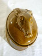 Bruine patévorm met hert, Antiek en Kunst, Curiosa en Brocante, Ophalen of Verzenden