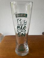 Groot Bierglas "Bier Geniessen" Nieuw, Ophalen of Verzenden, Nieuw, Glas of Glazen, Overige merken
