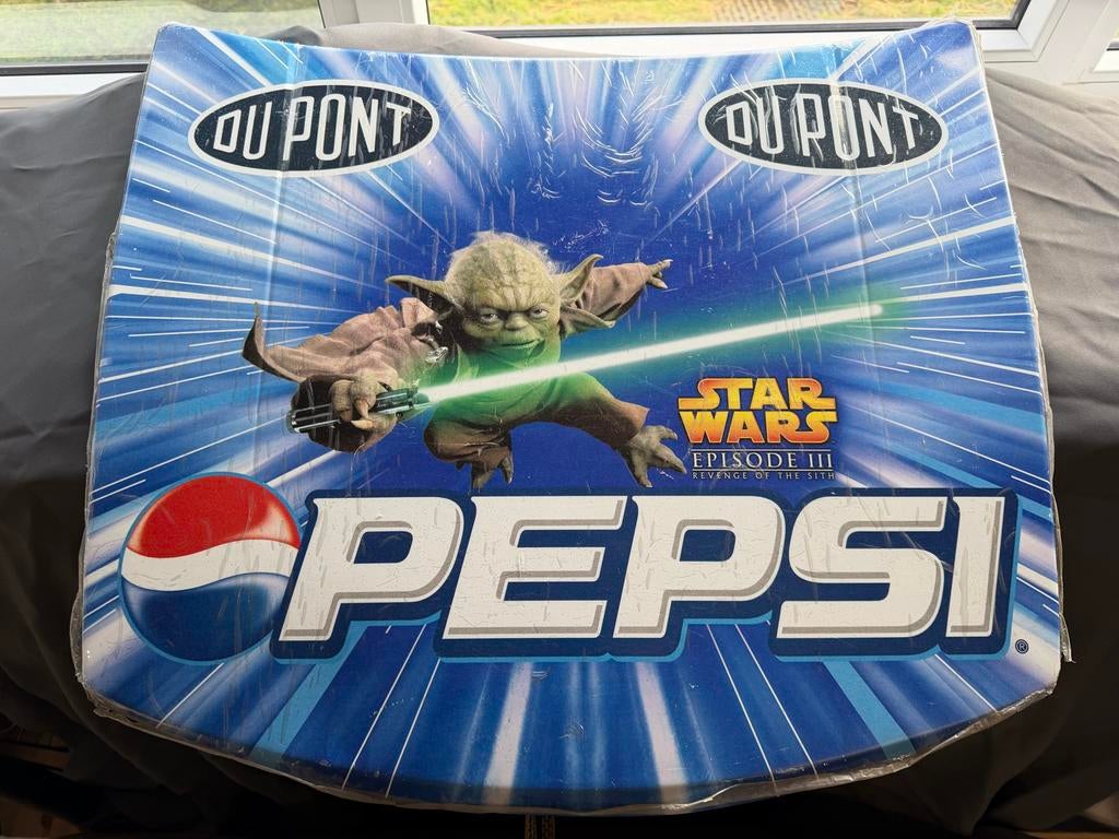 Star Wars Pepsi Nascar Hood Replica Jeff Gordon Yoda, Ophalen, Nieuw, Replica