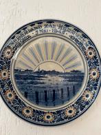 Delfts blauw herdenkingsbord De Rijzende Zon, Ophalen of Verzenden