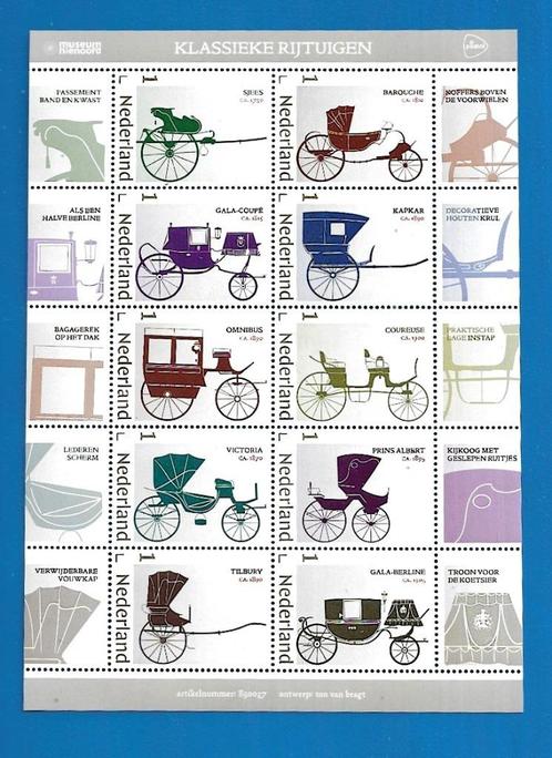 Klassieke rijtuigen (postzegelvel), Postzegels en Munten, Postzegels | Nederland, Postfris, Na 1940, Verzenden