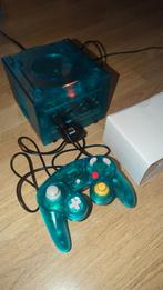 Nintendo GameCube Ice Blue DOL-001 + 2 Controllers, Spelcomputers en Games, Spelcomputers | Nintendo GameCube, Overige kleuren