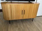 Dressoir Japandi stijl eikenhout, Ophalen, Japandi, Met deur(en), 100 tot 150 cm