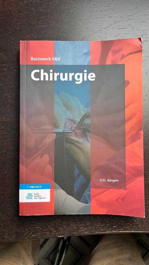 IJ.D. Jüngen - Chirurgie, Boeken, Studieboeken en Cursussen, Zo goed als nieuw, HBO, Beta, Ophalen