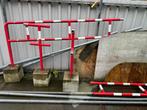 Falco geleide hekwerk rood/wit, Ophalen of Verzenden, Gebruikt, IJzer, Overige typen