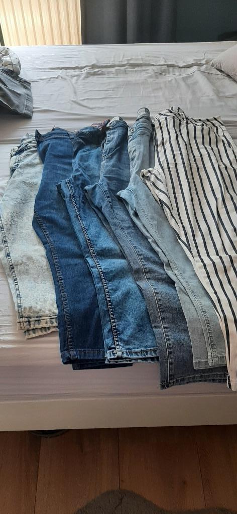 3/4 kwart spijker broeken. Maat 44. Norah., Kleding | Dames, Grote Maten, Zo goed als nieuw, Broek of Spijkerbroek, Blauw, Ophalen of Verzenden