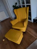 Ikea STRANDMON Geel, Huis en Inrichting, Fauteuils, Ophalen, Zo goed als nieuw