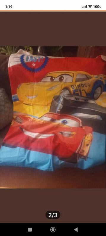 Cars kinder dekbed overtrek 100 * 140 cm  beschikbaar voor biedingen