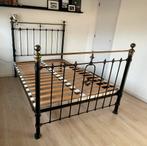 Antiek Engels gietijzeren spijlenbed 1912, Antiek en Kunst, Antiek | Meubels | Bedden, Ophalen