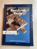 O.A.P. van der Roest - Basisboek Recht, Gelezen, O.A.P. van der Roest, Alpha, HBO
