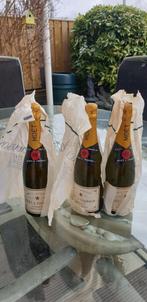 3 x Moët & Chandon 1960’s Brut Impérial Champagne Epernay, Verzamelen, Nieuw, Frankrijk, Vol, Ophalen of Verzenden