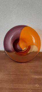 Bernhard Heesen Leerdam Schaal Ø22cm, Antiek en Kunst, Antiek | Glas en Kristal, Ophalen of Verzenden