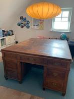 Uniek antiek Engels bureau / partnerdesk voor 4 personen, Antiek en Kunst, Ophalen