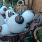 Oude witte glazen heksenballen, Antiek en Kunst, Antiek | Glas en Kristal, Ophalen