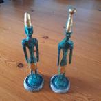 Bronzen Beeldjes - Set van 2, Ophalen of Verzenden